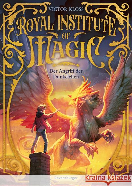 Royal Institute of Magic, Band 3 - Der Angriff der Dunkelelfen Kloss, Victor 9783473403257 Ravensburger Verlag - książka