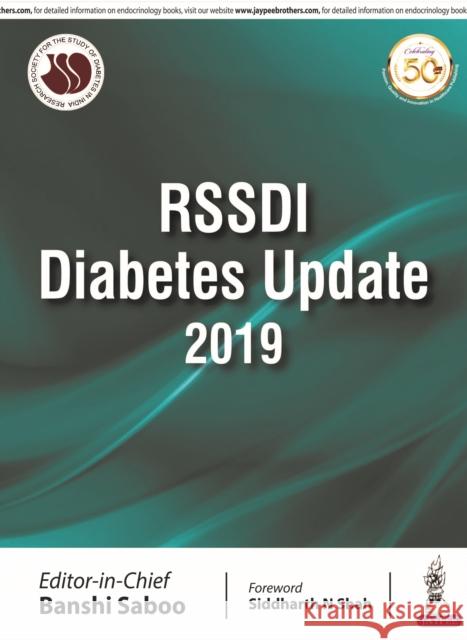 RSSDI Diabetes Update 2019 Banshi Saboo   9789389587128 Jaypee Brothers Medical Publishers - książka