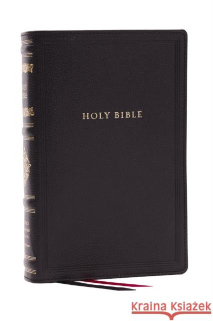RSV Personal Size Bible with Cross References, Black Leathersoft, (Sovereign Collection) Thomas Nelson 9781400337897 Thomas Nelson Publishers - książka