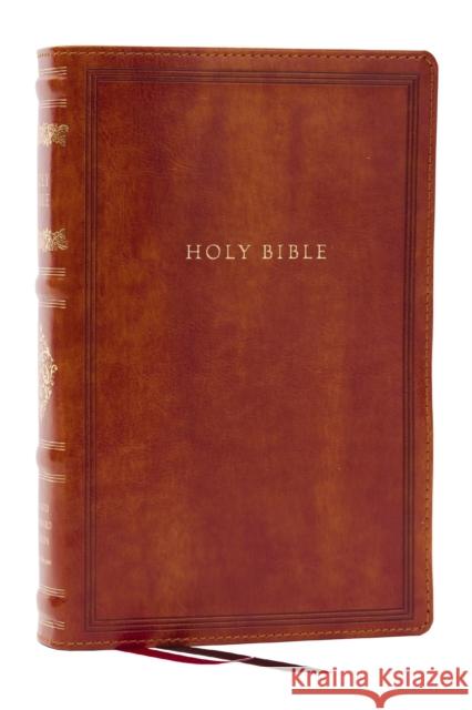 RSV Personal Size Bible with Cross References, Brown Leathersoft, Thumb Indexed, (Sovereign Collection) Thomas Nelson 9781400337927 Thomas Nelson Publishers - książka
