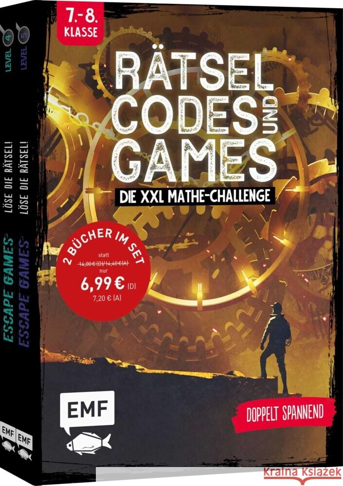 Rätsel, Codes und Games - Die XXL Mathe-Challenge für die 7. und 8. Klasse Durand, Arnaud, Durand, Julien, Lefebvre, Olivier 9783745922622 Edition Michael Fischer - książka