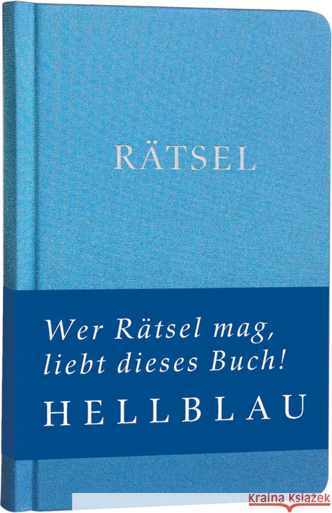 Rätsel hellblau : Wer Rätsel mag, liebt dieses Buch!  9783939940913 Presse Service Heine - książka