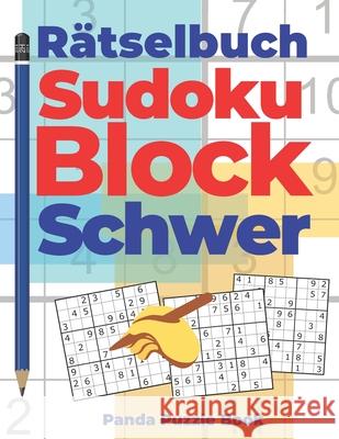 Rätselbuch Sudoku Block Schwer: Logikspiele Für Erwachsene Book, Panda Puzzle 9781674674681 Independently Published - książka