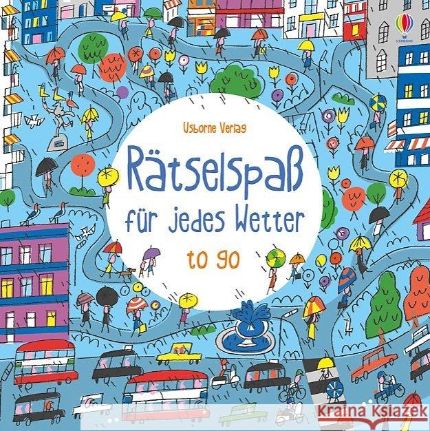 Rätselspaß für jedes Wetter to go Tudhope, Simon 9781782324843 Usborne Verlag - książka