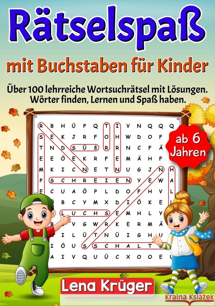 Rätselspaß mit Buchstaben für Kinder ab 6 Jahren Krüger, Lena 9783384132802 Nova Mente Verlag - książka