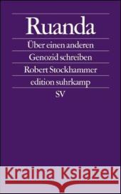 Ruanda Stockhammer, Robert 9783518123980 Suhrkamp - książka