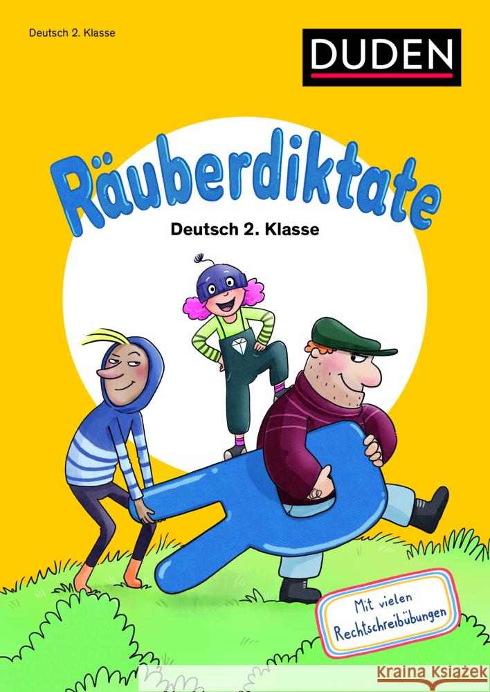 Räuberdiktate 2. Klasse Mertens, Susanne 9783411721290 Duden - książka