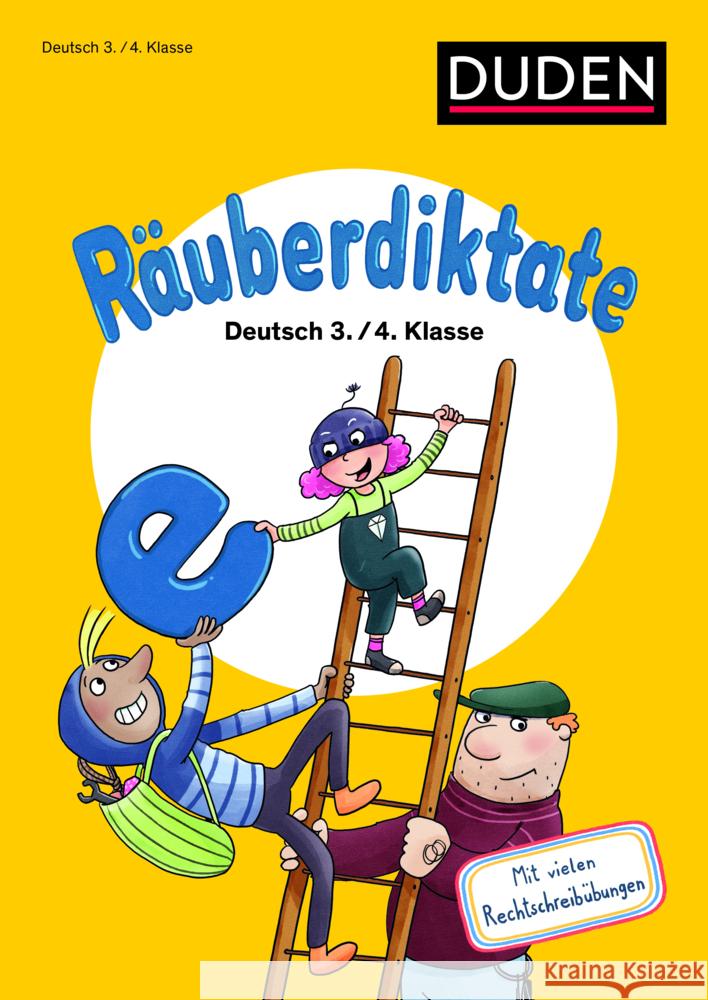 Räuberdiktate 3./4. Klasse Wimmer, Andrea 9783411721283 Duden - książka