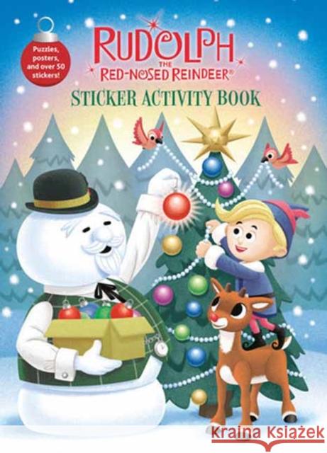 Rudolph the Red-Nosed Reindeer Sticker Activity Book Dave Aikins 9798217032068 Random House USA Inc - książka
