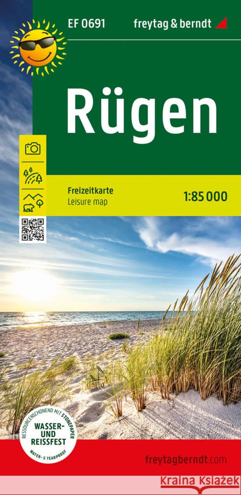 Rugen Leisure Map  9783707922714 Freytag-Berndt - książka