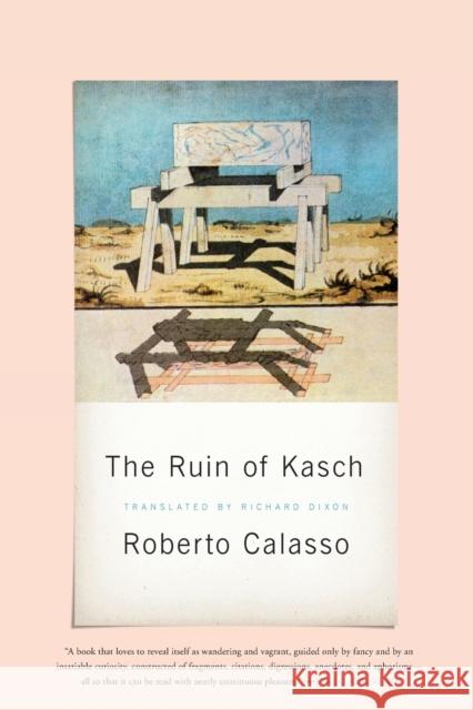 Ruin of Kasch Roberto Calasso 9780374252106 Farrar, Straus and Giroux - książka