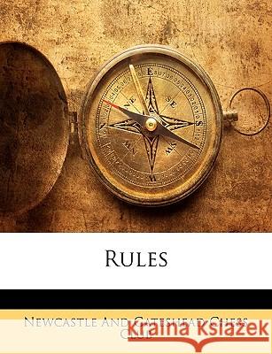 Rules Newcastle And Gatesh 9781144834645  - książka