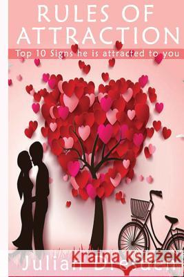 Rules of Attraction: Top 10 Signs He is Attracted to You Dresden, Julian 9781530272068 Createspace Independent Publishing Platform - książka