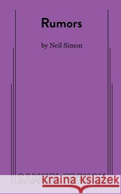 Rumors Neil Simon 9780573691607 Samuel French Inc - książka