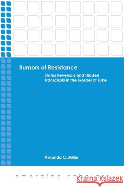 Rumors of Resistance: Status Reversals and Hidden Transcripts in the Gospel of Luke Amanda C. Miller 9781451469356 Fortress Press - książka