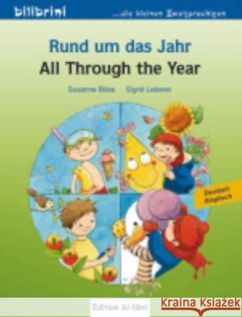 Rund um das Jahr/All through the year Sigrid Leberer 9783190895960 Max Hueber Verlag - książka