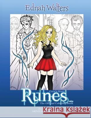 Runes: Coloring Book Ednah Walters Arnold Aldepolla 9781943053568 Firetrail Publishing - książka