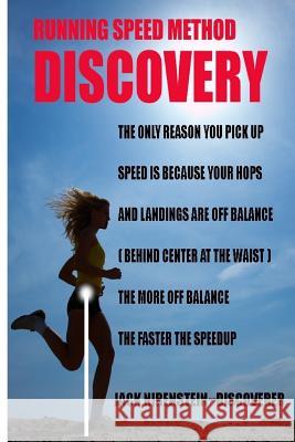 Running Speed Method Discovery Jack Nirenstein 9781977541468 Createspace Independent Publishing Platform - książka