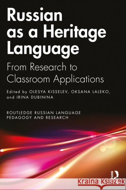 Russian as a Heritage Language  9781032450117 Taylor & Francis Ltd - książka