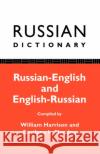 Russian Dictionary: Russian-English, English-Russian Harrison, William 9780415051774 Routledge