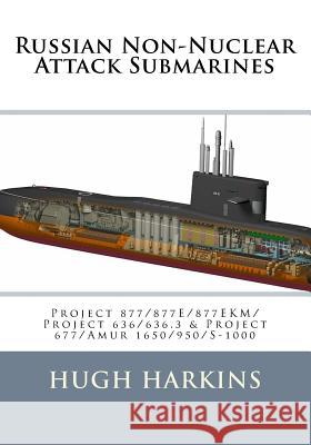 Russian Non-Nuclear Attack Submarines: Project 877/877E/877EKM/Project 636/636.3 & Project 677/Amur 1650/950/S-1000 Harkins, Hugh 9781535596565 Createspace Independent Publishing Platform - książka