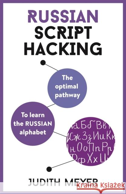 Russian Script Hacking: The optimal pathway to learn the Cyrillic alphabet Judith Meyer 9781473679917 John Murray Press - książka