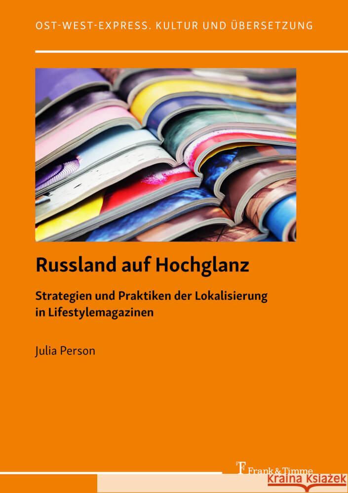 Russland auf Hochglanz Person, Julia 9783732909773 Frank und Timme GmbH - książka