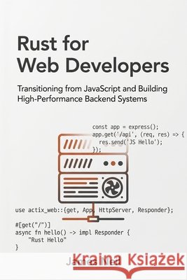 Rust for Web Developers: Transitioning from JavaScript and Building High-Performance Backend Systems Neil, James 9798258823359 Independently Published - książka