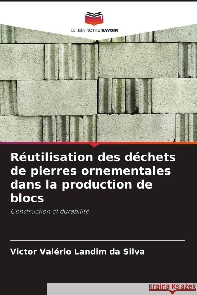 Réutilisation des déchets de pierres ornementales dans la production de blocs Landim da Silva, Victor Valério 9786204544175 Editions Notre Savoir - książka