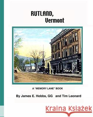 Rutland, Vermont James E. Hobb 9781449925796 Createspace - książka