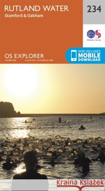 Rutland Water, Stamford and Oakham Ordnance Survey 9780319244272 Ordnance Survey - książka