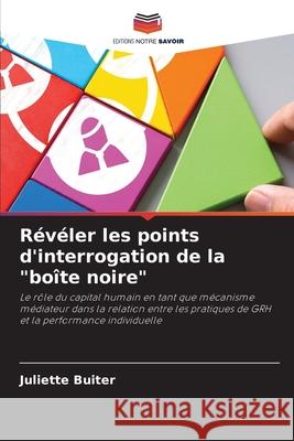 Révéler les points d'interrogation de la 