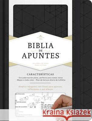 Rvr 1960 Biblia de Apuntes, Negro Símil Piel B&h Español Editorial 9781433650543 B&H Espanol - książka