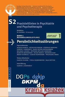 S2-Leitlinien Für Persönlichkeitsstörungen Dgppn - Dt Gesellschaft Psychiatrie Psyc 9783798518537 Steinkopff - książka