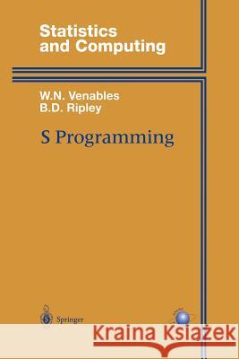 S Programming William Venables B. D. Ripley 9781441931900 Not Avail - książka