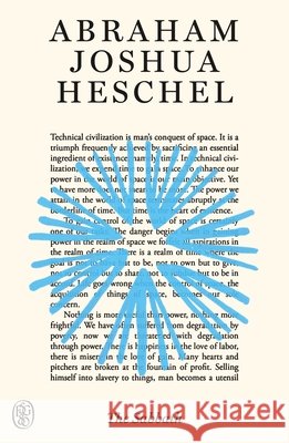 Sabbath: FSG 80th Anniversary Special Edition Abraham Joshua Heschel 9780374622398 Farrar, Straus and Giroux - książka