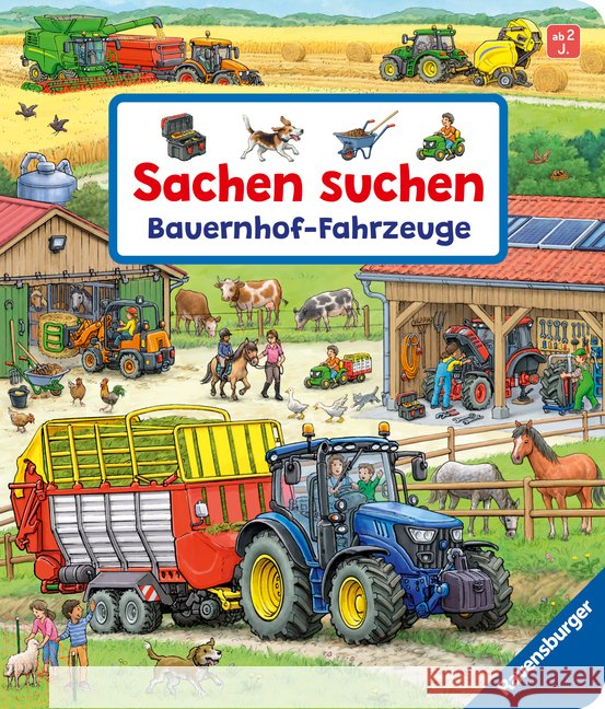 Sachen suchen - Bauernhof-Fahrzeuge Gernhäuser, Susanne 9783473420599 Ravensburger Verlag - książka