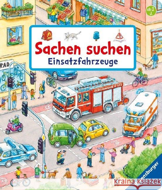 Sachen suchen: Einsatzfahrzeuge Gernhäuser, Susanne 9783473436866 Ravensburger Buchverlag - książka