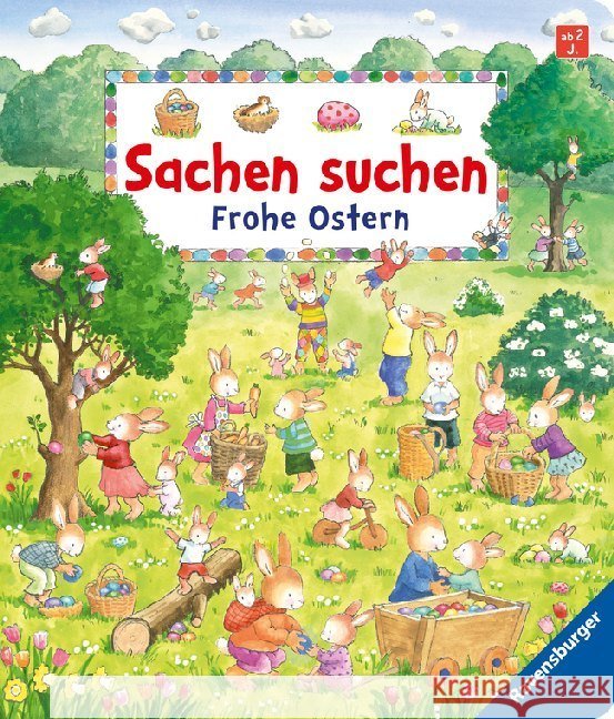 Sachen suchen - Frohe Ostern Cuno, Sabine; Cüppers, Dorothea 9783473433933 Ravensburger Buchverlag - książka