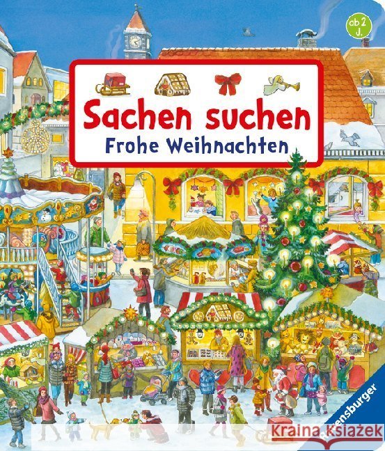 Sachen suchen - Frohe Weihnachten Gernhäuser, Susanne; Suess, Anne 9783473435968 Ravensburger Buchverlag - książka