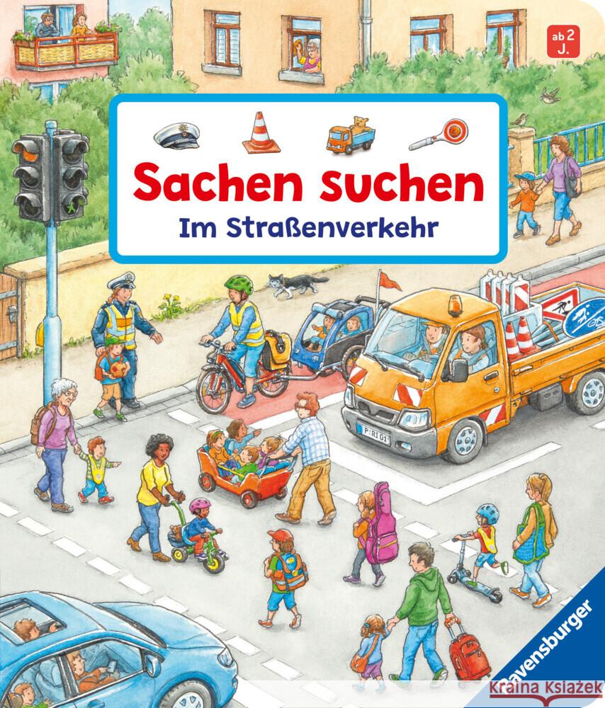 Sachen suchen: Im Straßenverkehr Gernhäuser, Susanne 9783473417001 Ravensburger Verlag - książka