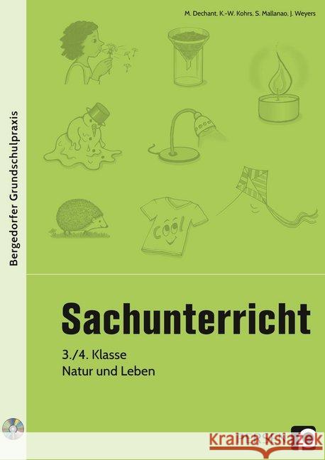 Sachunterricht - 3./4. Klasse, Natur und Leben, m. CD-ROM  9783403200819 Persen Verlag in der AAP Lehrerfachverlage Gm - książka