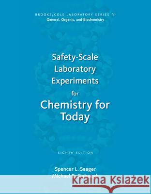 Safety-Scale Laboratory Experiments for Chemistry for Today Spencer Seager 9781133604259  - książka