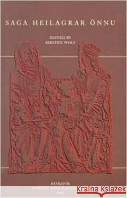 Saga Heilagrar Onnu Kirsten Wolf 9789979819783 University of Exeter Press - książka