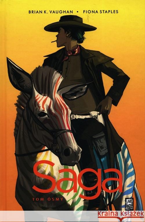 Saga T.8 Vaughan Brian K. 9788365938220 Mucha Comics - książka