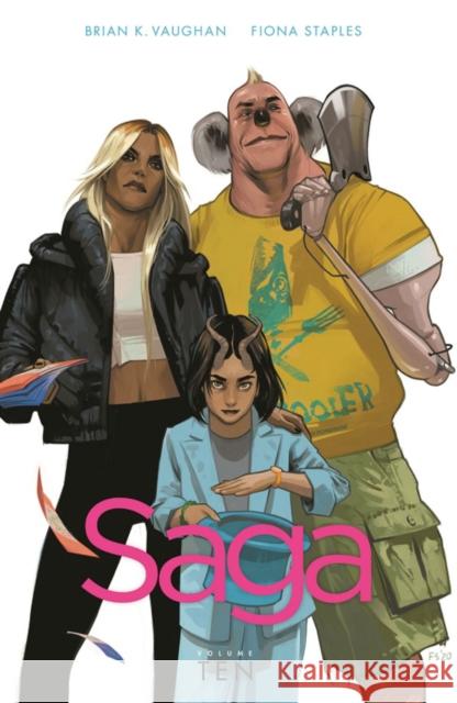 Saga, Volume 10 Brian K. Vaughan Fiona Staples 9781534323346 Image Comics - książka