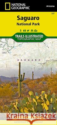 Saguaro National Park Map National Geographic Maps 9781566952408 Rand McNally & Company - książka