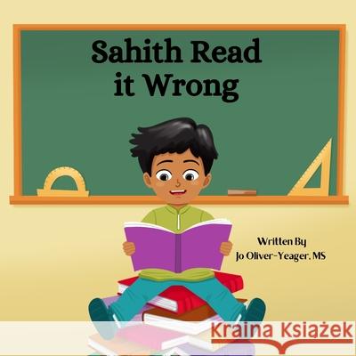 Sahith Read it Wrong Jo Oliver-Yeager 9781735881577 Kind Words Publishing - książka