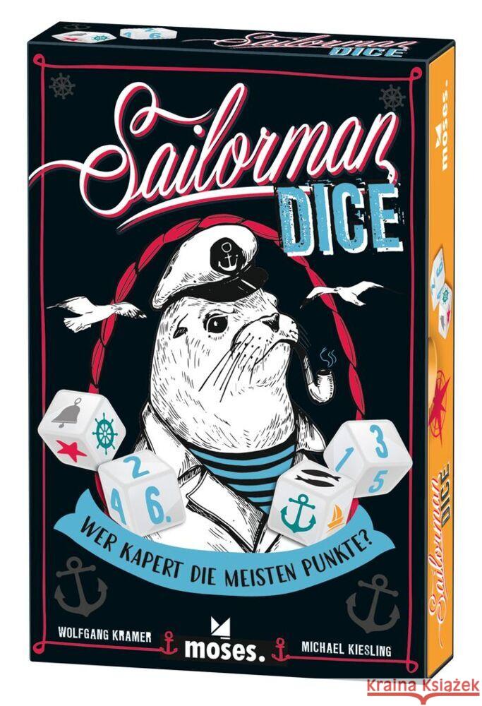 Sailorman Dice (Spiel) Kramer, Wolfgang, Kiesling, Michael 4033477903907 moses. Verlag - książka