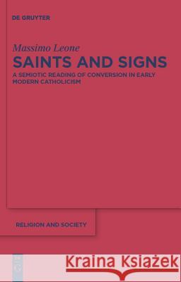 Saints and Signs Massimo Leone 9783110229516 Llh - książka